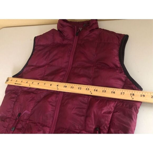 EDDIE BAUER 365 800 fill power goose down puffer red vest Size M - Picture 5 of 9
